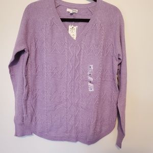 2/$20 Sonoma NWT purple sweater shirt top